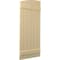 Ekena Millwork Americraft 6-Board (2 Batten) Wood Joined Board-n-Batten Shutters w/Ellipt Top, ARW101BE621X77NTH, PR ARW101BE621X77NTH - alternate 8